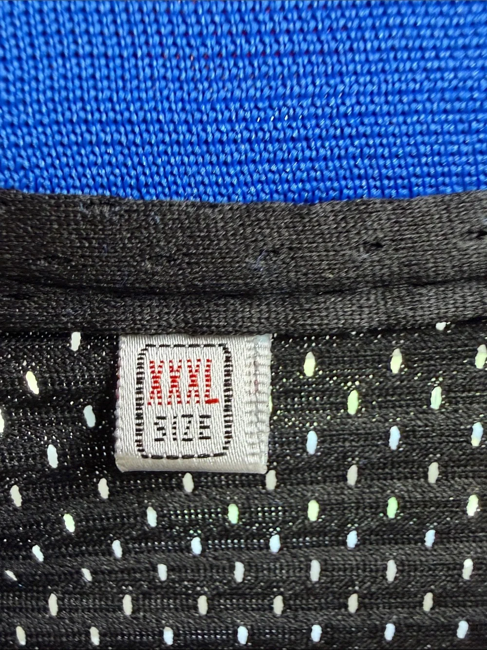 Jordan Black/White Jersey with Blue and Red Trim ( XXXL)